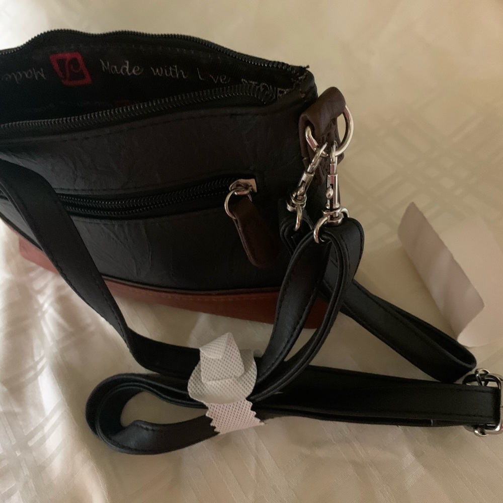 All leather shoulder bag NWT
